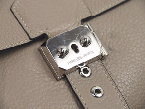 HERMES エルメス サックアデペッシュ38 トリヨンクレマンス トゥルティエールグレー □M刻印 ブリーフケース 美品 中古 37957