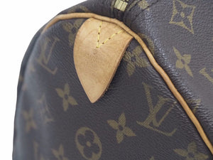 LOUIS VUITTON ルイヴィトン ヴィンテージ スピーディ30 M41526 ハンドバッグ モノグラム ブラウン ユニセックス 中古 37964