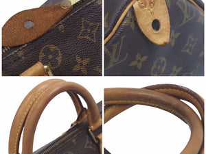 LOUIS VUITTON ルイヴィトン ヴィンテージ スピーディ30 M41526 ハンドバッグ モノグラム ブラウン ユニセックス 中古 37964