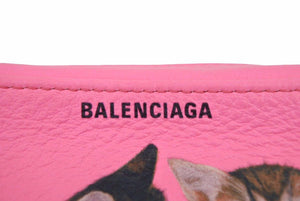 BALENCIAGA バレンシアガ ショルダーバッグ エブリデイカメラバッグ キャット 蛍光ピンク ユニセックス 美品 N37968
