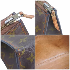 LOUIS VUITTON ルイヴィトン LV サックトリアングル ヴィンテージ モノグラム ハンドバッグ ブラウン M51360 中古 37970