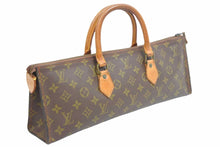 画像をギャラリービューアに読み込む, LOUIS VUITTON ルイヴィトン LV サックトリアングル ヴィンテージ モノグラム ハンドバッグ ブラウン M51360 中古 37970