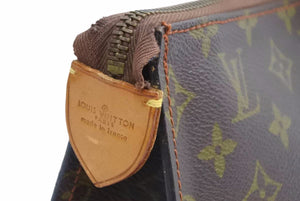 LOUIS VUITTON ルイヴィトン LV サックトリアングル ヴィンテージ モノグラム ハンドバッグ ブラウン M51360 中古 37970