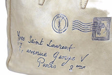 Load image into Gallery viewer, YVES SAINT LAURENT イヴ サン ローラン YSL ゴールド ハンドバック 2160765 002058 美品 37992