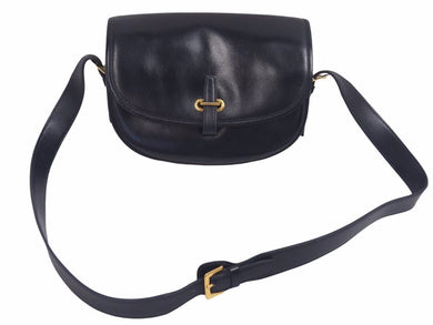エルメス バッグ HERMES ショルダーバッグ バルドゴルフ ボックスカーフ 〇J刻印 ブラック ゴールド金具 美品 中古 37996