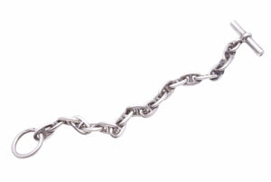 HERMES エルメス シェーヌダンクル ブレスレット PM 40.2g 18コマ シルバー 925 ユニセックス 良好 38021