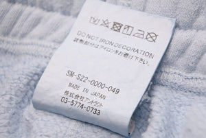 SAINT MICHAEL セントマイケル パンツ スウェットパンツ SWEATロゴ 22SS M メンズ コットン ブルー 美品 中古 38101 