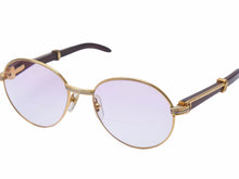 Load image into Gallery viewer, Cartier カルティエ メガネ 眼鏡 ウッド テンプル サングラス ヴィンテージ アイウェア 52□18 130b 中古 38149