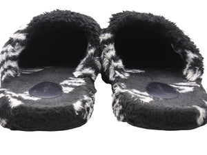 BALENCIAGA バレンシアガ「HOME 2 MULE SLIDE」サイズ 42 オールオーバーロゴファーホームスライド 624515 美品 38175 正規品