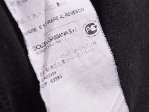DOLCE&GABBANA ドルチェアンドガッバーナ 半袖シャツ ブラック 刺繍 F8H50Z/G7KDT レディース サイズ38 中古 N38214