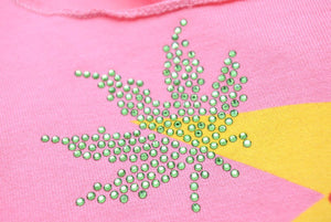 lucien pellat-fine ルシアン ペラフィネ 2016SS ピンク t-shirts 半袖スカル ピストル スワロフスキー BANG 半袖 M 美品 38227正規品