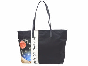 PRADA プラダ ハンドバッグ トートバッグ クリストファー・シュマン コラボ マルチカラー キス 1BG070 ユニセックス 美品 中古 38252 正規品