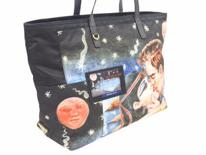 PRADA プラダ ハンドバッグ トートバッグ クリストファー・シュマン コラボ マルチカラー キス 1BG070 ユニセックス 美品 中古 38252 正規品