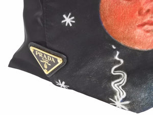 PRADA プラダ ハンドバッグ トートバッグ クリストファー・シュマン コラボ マルチカラー キス 1BG070 ユニセックス 美品 中古 38252 正規品