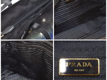 画像をギャラリービューアに読み込む, PRADA プラダ ハンドバッグ トートバッグ クリストファー・シュマン コラボ マルチカラー キス 1BG070 ユニセックス 美品 中古 38252 正規品