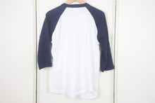 Load image into Gallery viewer, nWo エヌダブオー ニューワールドオーダー ラグランＴシャツ 7分丈 ロゴプリント ホワイト ブラック サイズM 中古 38330