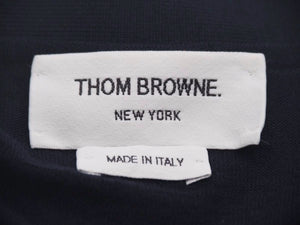 THOM BROWNE トムブラウン MKC002A00014415 カーディガン サイズ 3 ウール ネイビー ホワイト トリコロール 美品 中古 38334