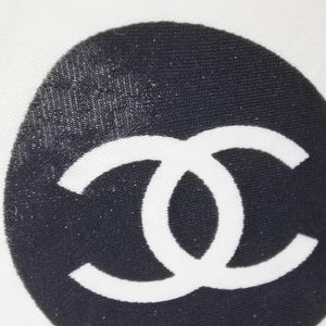 CHANEL シャネル ハイレグ 97P 水着 ワンショルダー ポルカドット柄 P07697V05563 ホワイト ブラック サイズ38 美品 中古 38339
