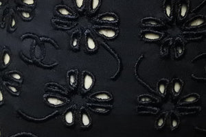 CHANEL シャネル ココマーク スイムウェア ハイレグ 水着 ワンポイントロゴ 01C p16933v09467 ブラック 美品 中古 38357