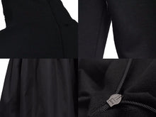Load image into Gallery viewer, 新作 PRADA プラダ ギャバジンドレス Re-Nylon ブラック P3E32_1YZ8_F0806_S_211 レディース サイズ36 良好 38366 正規品