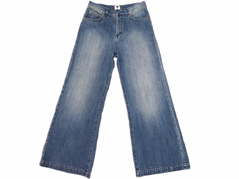 Christian Dior クリスチャン ディオール デニム パンツ ブルー 942A10A3321 レディース 良好 38372 正規品