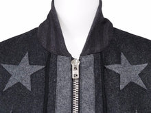 画像をギャラリービューアに読み込む, GIVENCHY ジバンシー 14AW ブルゾン 14F 0603 027 025 星 リカルドティッシ期 グレー ブラック 美品 38373 正規品
