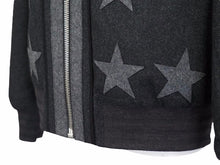 画像をギャラリービューアに読み込む, GIVENCHY ジバンシー 14AW ブルゾン 14F 0603 027 025 星 リカルドティッシ期 グレー ブラック 美品 38373 正規品