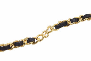 CHANEL シャネル ショルダーバッグ チェーンウォレット ショルダーバッグ ブラック系 キャビアスキン 美品 中古 38398
