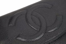 画像をギャラリービューアに読み込む, CHANEL シャネル ショルダーバッグ チェーンウォレット ショルダーバッグ ブラック系 キャビアスキン 美品 中古 38398