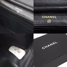 画像をギャラリービューアに読み込む, CHANEL シャネル ショルダーバッグ チェーンウォレット ショルダーバッグ ブラック系 キャビアスキン 美品 中古 38398