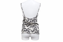 Load image into Gallery viewer, CHANEL シャネル キャミソール ノースリーブ ブラック ホワイト ココマーク レディース 05P P25641V16023 サイズ38 美品 38406