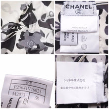 Load image into Gallery viewer, CHANEL シャネル キャミソール ノースリーブ ブラック ホワイト ココマーク レディース 05P P25641V16023 サイズ38 美品 38406
