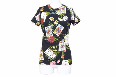 CHRISTIAN DIOR BY JOHN GALLIANO TRUMP クリスチャンディオール ガリアーノ期 011J43ACMIX トランプ Tシャツ 中古 38428 正規品