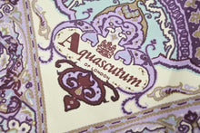 Load image into Gallery viewer, Aquascutum アクアスキュータム スカーフ ストール ショール ペイズリー柄 シルク パープル マルチカラー 美品 中古 38437