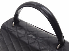 Load image into Gallery viewer, シャネル CHANEL マトラッセ ラムスキン ブラック ハンドバッグ ケリー型 良品 中古 38471