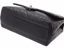 Load image into Gallery viewer, シャネル CHANEL マトラッセ ラムスキン ブラック ハンドバッグ ケリー型 良品 中古 38471