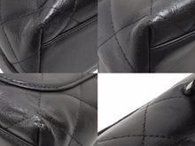 Load image into Gallery viewer, シャネル CHANEL マトラッセ ラムスキン ブラック ハンドバッグ ケリー型 良品 中古 38471