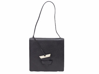 LOEWE ロエベ ワンショルダーバッグ ハンドバッグ バルセロナ レザー ブラック レディース 良好 N38492