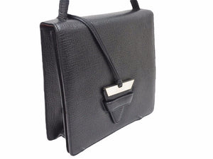 LOEWE ロエベ ワンショルダーバッグ ハンドバッグ バルセロナ レザー ブラック レディース 良好 N38492