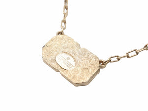 GIVENCHY ジバンシィ ヴィンテージ ネックレス GG モチーフ ゴールド ブラック ユニセックス 良好 N38497