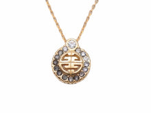 Load image into Gallery viewer, GIVENCHY ジバンシィ ヴィンテージ ネックレス ゴールド ラインストーン ロゴ ユニセックス 中古 N38519