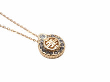 Load image into Gallery viewer, GIVENCHY ジバンシィ ヴィンテージ ネックレス ゴールド ラインストーン ロゴ ユニセックス 中古 N38519