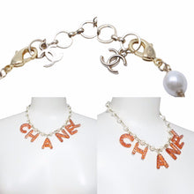 Load image into Gallery viewer, CHANEL シャネル 21A ロゴモチーフ パールチョーカー ネックレス 中古 38575