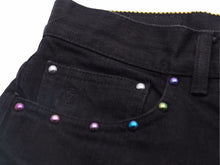 Load image into Gallery viewer, LOUIS VUITTON ルイヴィトン Fragment フラグメント ダメージ加工 デニム パンツ HDD32WDK0 ブラック FRGMT 美品 38580