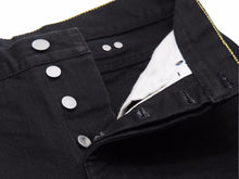 Load image into Gallery viewer, LOUIS VUITTON ルイヴィトン Fragment フラグメント ダメージ加工 デニム パンツ HDD32WDK0 ブラック FRGMT 美品 38580