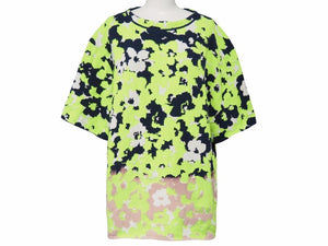 DIOR ディオール 2022ss 283M652AT254 テクニカルコットンジャカードニット 半袖 グリーン メンズ 美品 38618 正規品