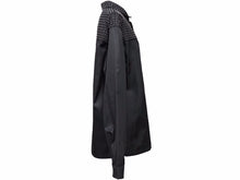 画像をギャラリービューアに読み込む, 定価40万 PRADA プラダ 2022ss スタッズ Re-Nylon シャツ 長袖シャツ 14036 SC591_1WQ8_F0002_S_221 38627 ブラック 美品 38627 正規品