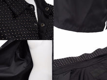 画像をギャラリービューアに読み込む, 定価40万 PRADA プラダ 2022ss スタッズ Re-Nylon シャツ 長袖シャツ 14036 SC591_1WQ8_F0002_S_221 38627 ブラック 美品 38627 正規品