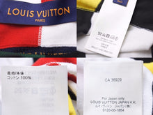 Load image into Gallery viewer, LouisVuitton ルイヴィトン ダミエ インタルシアプルオーバー ニット 薄手 コットン マルチカラー 22SS HMN73W メンズ 38637