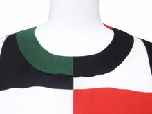 Load image into Gallery viewer, LouisVuitton ルイヴィトン ダミエ インタルシアプルオーバー ニット 薄手 コットン マルチカラー 22SS HMN73W メンズ 38637